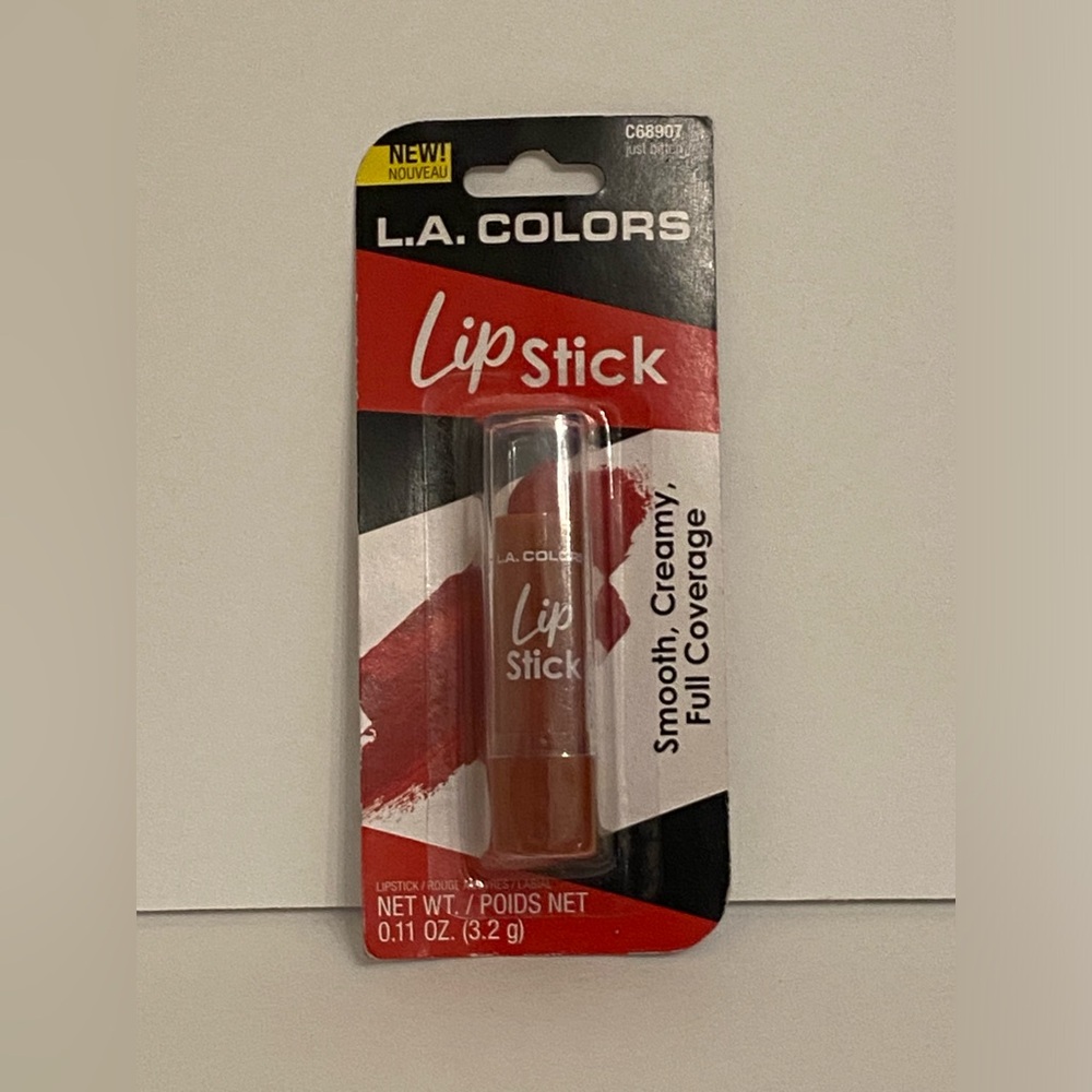 Rare LA Colors Smooth Creamy Full Coverage Lipstick Just Bitten New Sealed